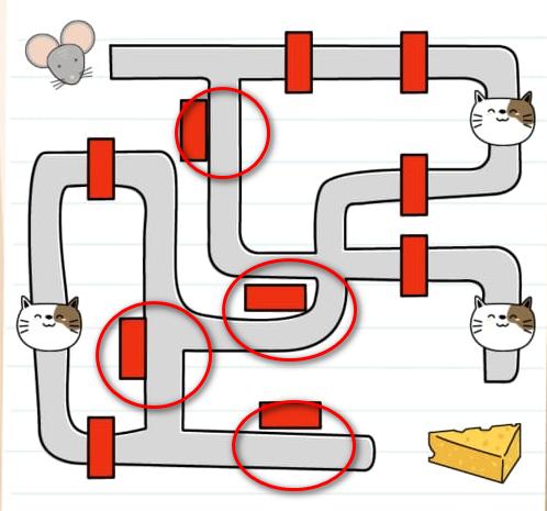 Brain Test Level 120 Help The Rat Get The Cheese Walkthrough Or Answer Puzzle4u Answers